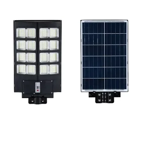 600W 800W IP66 Waterproof ABS LED Solar Street Light Outdoor High Brightness Remote Control 2 Year Warranty High CRI 90 180 Beam