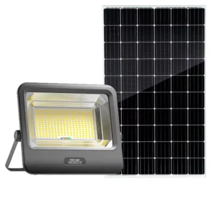 600W Solar Flood Light New Arrival Powerful LED Garden Lamp ABS Body Battery Level Display IP65 for Outdoor Field Lighting
