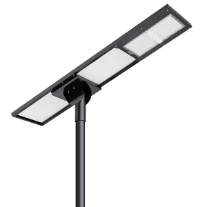 60W 80W 120W All-in-One Solar Street Light IP65 Waterproof High Lumen Outdoor Road Lighting