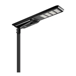 60W All-in-one Solar Street Light IP65 High Luminous Efficacy Microwave Sensor Highway Rural Road Lighting