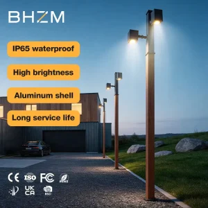 60W IP65 Waterproof Aluminum Square LED Path Light for Parks and Outdoor Gardens with 5 Year Warranty