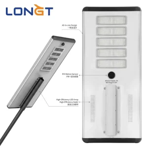 60W IP67 Waterproof Monocrystalline Solar Panel with Lithium Battery for Road Applications