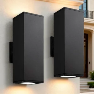 60W LED Wall Mounted Outdoor Lights 5CCT Switchable IP65 Waterproof Exterior Fixture