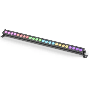 60W Wall Washer Light DMX Control 24x3W RGB LED Stage Wall Washer Bar Light for DJ Wedding Party