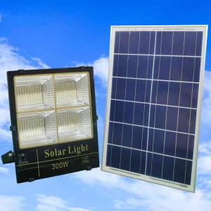 60w 100w 200w 300w Solar Flood Light Courtyard Lighting Wiring Free Solar Automatic Charging Outdoor Lamp