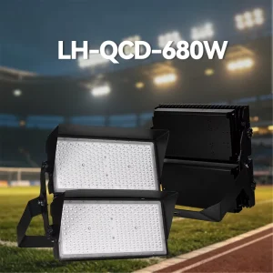 680W Outdoor Modular IP66 Waterproof Die-Cast Aluminum High Mast LED Flood Light for Stadium Lighting