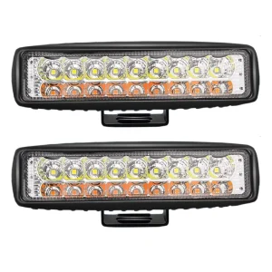 6Inch 12v Led Work Light Bar IP67 Waterproof High Brightness Flood Beam for Car SUV ATV