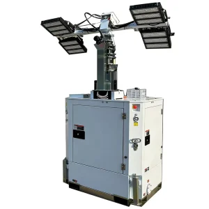 6Kw 9m Hydraulic Vertical Mast Diesel Light Tower China Mobile LED Lighting Tower for Construction
