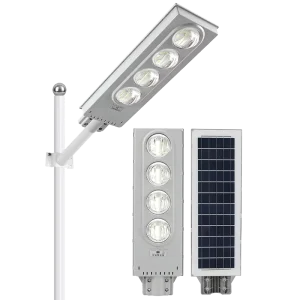 6M All-in-One Solar LED Street Light High Power Integrated IP65 Outdoor Roadway Garden Pathway Lighting