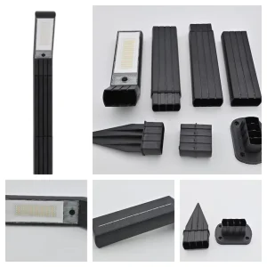 6V LED Outdoor Garden Solar Lamp IP65 Rated Solar Light Lawn Bollard for Walkway Lawn Backyard Landscape Application CE Rohs