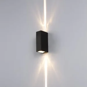 6W Aluminum IP65 Waterproof Outdoor Decorative LED Wall Light for Garden Yard Energy Saving