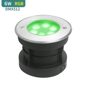 6W RGB DMX512-Controlled Underground LED Light