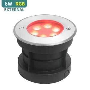 6W RGB External-Control Inground LED Light