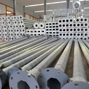 6m 8m 10m 12m Hot Dip Galvanized Solar LED Street Light Poles 20 foot 30 foot Outdoor High Mast Lighting Poles 160km h Wind