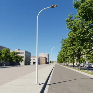 6m 8m 10m 12m Hot Galvanized Conical Street Light Pole Q235 Steel Outdoor Road Lamp Post for Highway Municipal Lighting