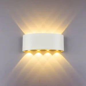 6w 12W Simple Up and Down Wall Lamp Square Outdoor Light for Garden Indoor for Corridor Wall Design Wall Lamp