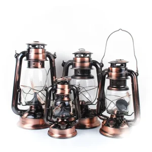 7-Color 4-Size Adjustable Retro Kerosene Camping Lamp