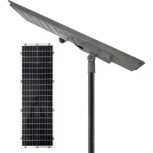 700W Warm SMD3030 Waterproof Die-Cast Villa LED Solar Street Light with Camera