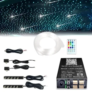 7420 V2 RGBW LED Fiber Optic Starlight Car Roof Ambient Light