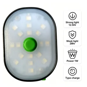 7500mAh LED Running and Camping Light, Super Bright IP65 Outdoor Lamp for Hiking and Dog Walking
