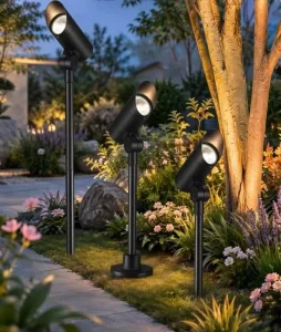 7W/12W/20W Aluminum Outdoor Pathway Spotlight with Stakes for Tree Uplighting