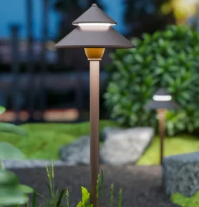 7W Outdoor Villas Parks Residential Waterproof Black Finish Landscape Light Path Light Garden Light