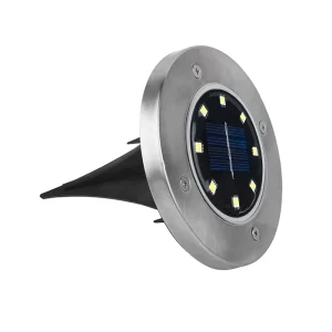 8 LED Solar Garden Lights Waterproof Outdoor Ground Buried Light for Landscape Driveway Garden Pathway