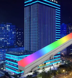 8 Pixels DMX RGB Linear Tube Light Waterproof IP65 Aluminum Facade Lighting for Outdoor Landscape Building LED Facade Lights
