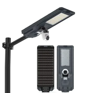 800W 1200W Double Screen Camera All in One Solar Street Light 4G WIFI CCTV Monitoring Security Light Outdoor