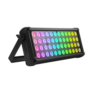 80W 48-Piece RGB 3-in-1 LED Wall Washer Light with Color-Mixing Rainbow Effect for Exterior Buildings