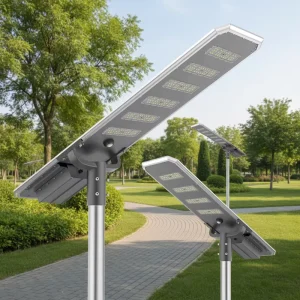 80W All One IP66 Solar Street Light Motion Sensor Remote LED Lighting 100W 120W 150W Solar Street Light