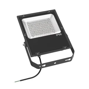 80W IP65 Rated Die-cast Aluminium LED Flood Light High Brightness Solution for Bridge Construction