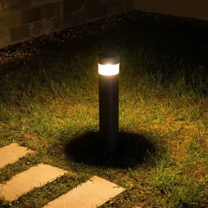 8W Black Aluminum Cob LED Garden Light Modern Decorative Landscape Pathway Lighting for Lawn Yard Square Garden IP65 DC AC Power