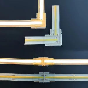 8mm 2 Pin Free Solder LED Strip Corner Connectors Quick Connect Indoor Outdoor Lighting Accessories