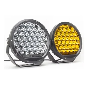 9 Inch 12V 24V White Yellow Flood Light Amber 165W 4×4 IP67 Spotlights 4×4 Offroad Led Driving Light