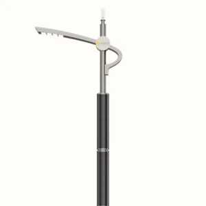 95W Flexible CIGS Solar Module, 180mm Diameter Wrap-on Design for Historic District Lamp Posts, Europe Green Deal