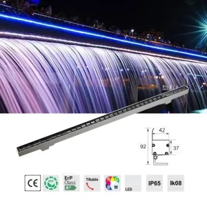 960×0.2W 4-in-1 RGBW 24V LED Aluminum Wall Washer Light