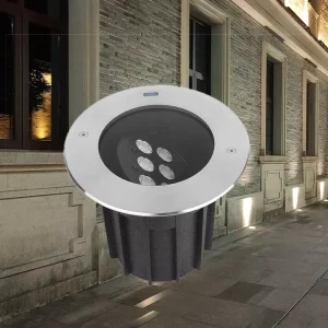 9W 18W Outdoor Garden Landscape Recessed Floor Buried Light Adjustable LED Underground Inground Light