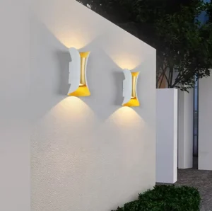 9W IP65 AC Smart LED Wall Light for Outdoor Use Wi Fi Connectivity Smart Home Lighting Dimmable CRI>80 RGB+W 3000K