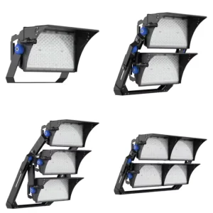 A07Series CB Rectangle Module Black Elegant Garden High Mast Streetlight RGB Floodlight Flood 1000W LED Stadium Light