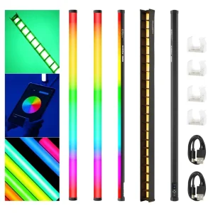 A2 PLUS 2500K-8500K 37in 95cm Portable RGB Tube Light Full Color LED Stick Light for Photography Video Lighting