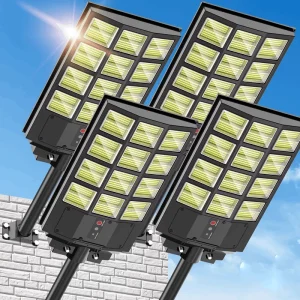 ABS Plastic Solar Street Light with One Mono Radar Induction IP67 LED 600W Remote Control Outdoor Road Use