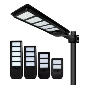 ABS Security Lights Motion Sensor Automatic 300w 400w 500w High Mast All in One Outdoor Solar Street Light
