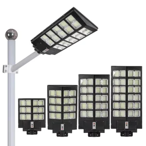 ABS Solar Street Light With Remote Control Outdoor IP65 Waterproof 400W 600W 800W 1000W LED