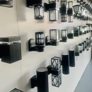 ABS Up and Down Lights Outdoor Garden Wall Lamps Square Surface Mounted Waterproof Outside LED Plastic Wall Lights