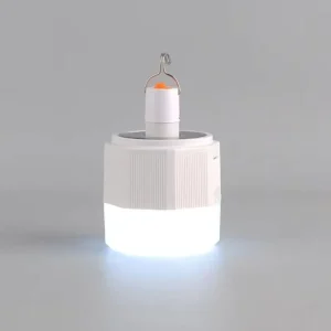 ABS+PP LED Rechargeable Camping Lamp, DC Charging, 4-5 Hour Runtime, for Hiking and Fishing
