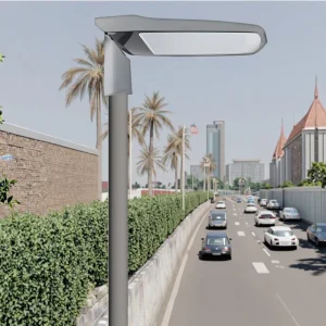AC 50W Aluminum Alloy LED Street Light IP65 Auto-On Night CE ROHS Smart City Road 3-Year Warranty