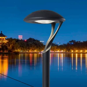 AC Mains Hybrid Solar Aluminum Garden Courtyard Light Waterproof 20W LED 3500K-6000K Outdoor Residential Street