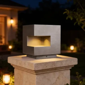 AC Powered IP65 Waterproof Stainless Steel Modern Outdoor LED Garden Courtyard Lights for Villa