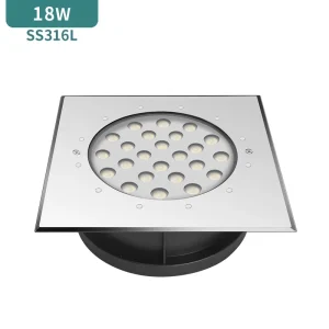AC100-240V Hight Voltage 18W LED Square Underground Light
